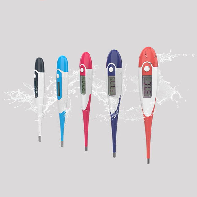 High Sensitive 60 Seconds Flexible Tip Waterproof Fast Reading Digital Thermometer