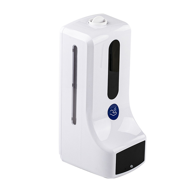Wall Mounted Temperature Scanner Soap Dispenser with Infrared Thermometer 