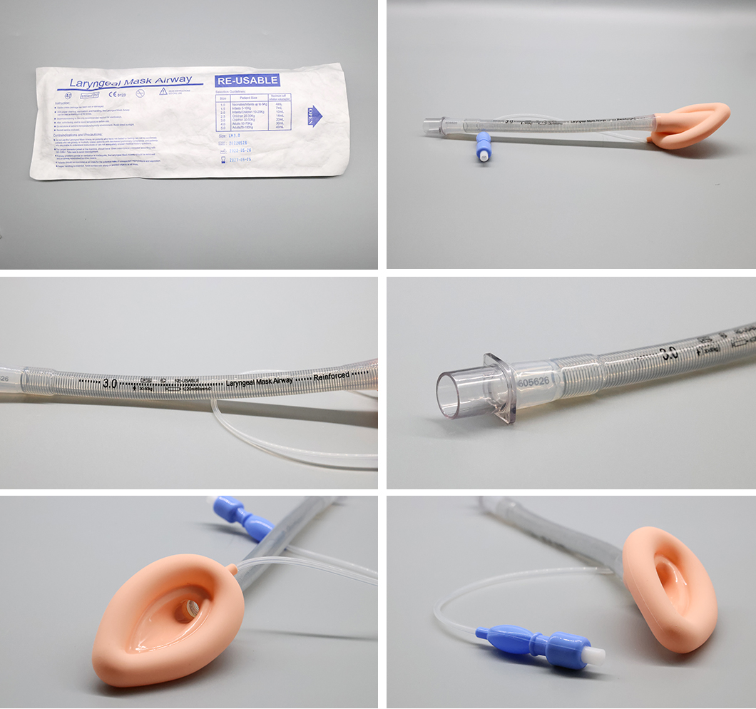 Reusable Reinforced Silicone Laryngeal Mask Airway from China