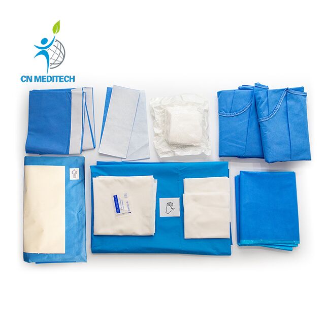 Disposable Surgical C-section Pack Nonwoven Surgical Drape Pack Cesarean Pack Kit