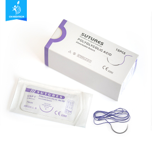 Medical Synthetic Absorbable Polyglycolic Acid Braided Surgical Suture