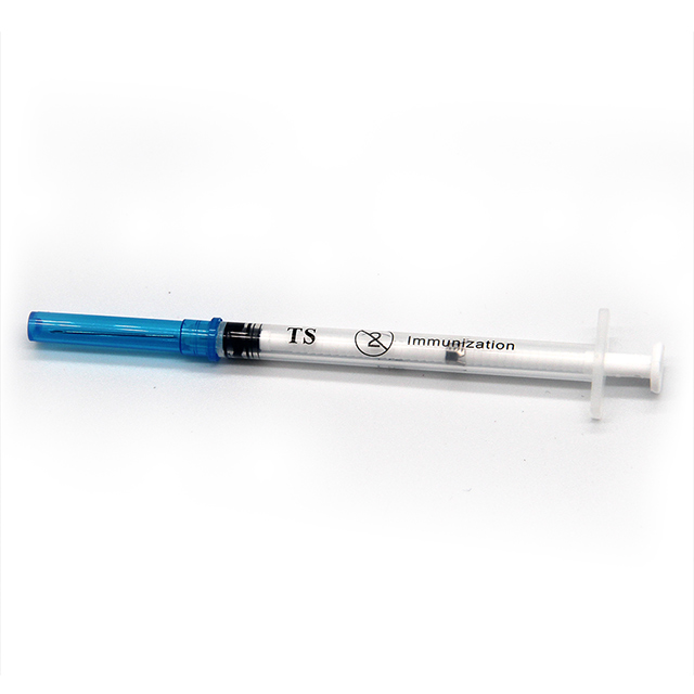 Disposable Plastic 0.5ml Vaccine Injection Syringe with Needle