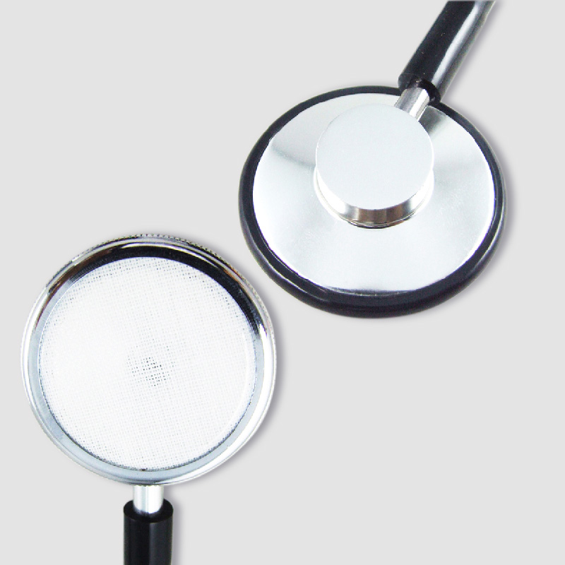 Single Head Stethoscope with Anti-chill Ring for Child Use