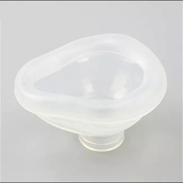 Medical Reusable Silicone Transparent Anesthesia Breathing Face Mask
