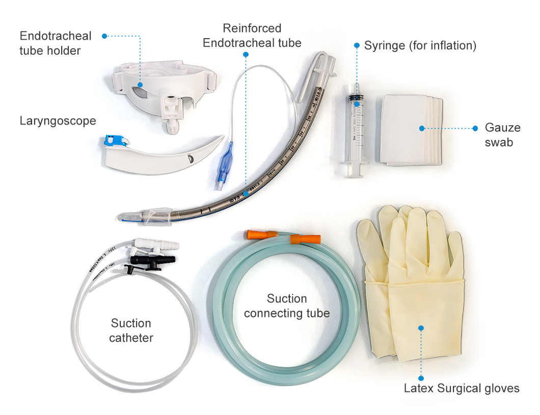 Customizable Sterile General Anesthesia Endotracheal Tube Kit from