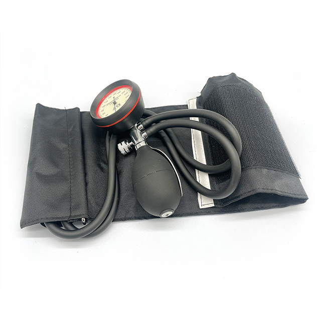 2-tube Palm Aneriod Sphygmomanometer with Stethoscope