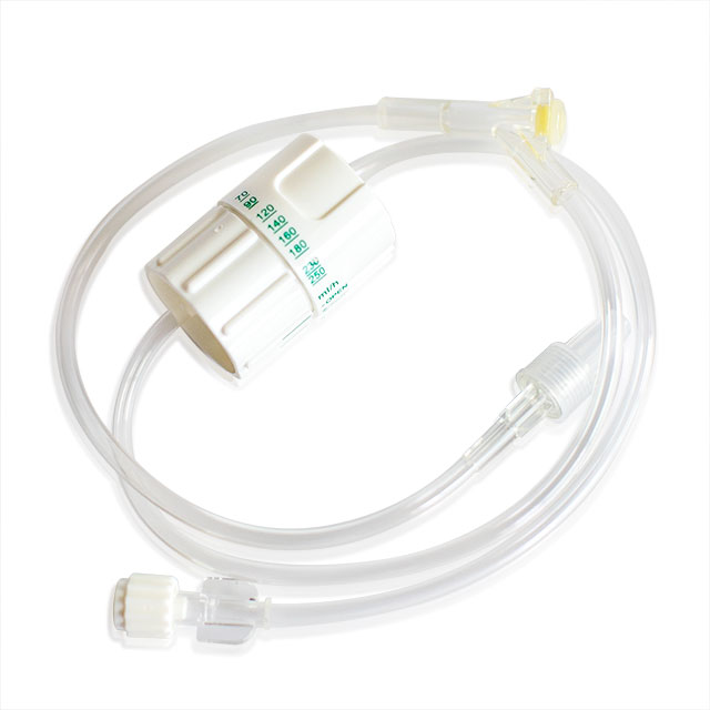 Medical Adjustable Precision IV Flow Regulator with Extension Tube