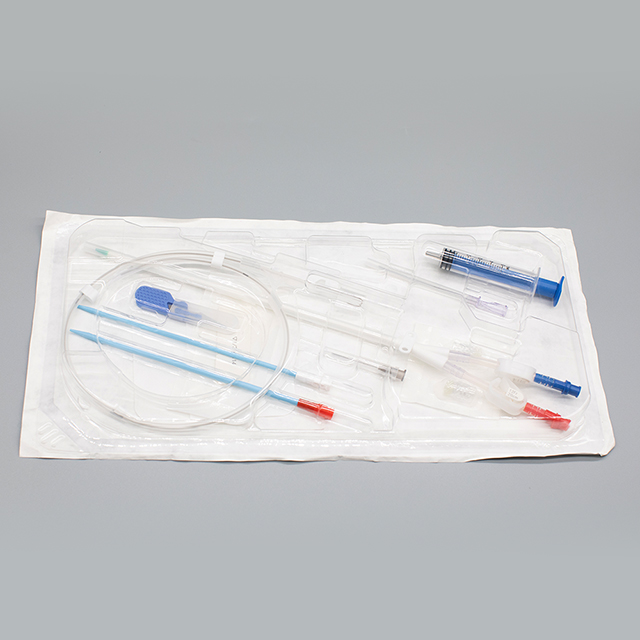 Single Double Triple Lumen Hemodialysis Catheter Kit for dialysis