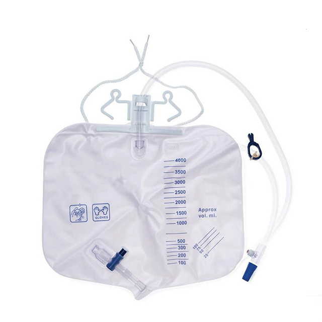 Medical Disposable Luxury Urine Collector Drainage Bag with Urine Meter