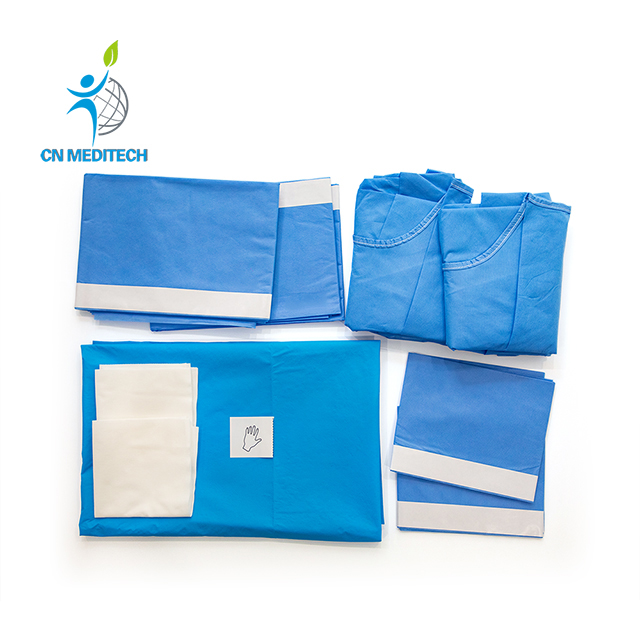 Hospital Medical Sterile Surgical Operating kit Disposable General Sterile Universal Surgical Drape Pack Kit