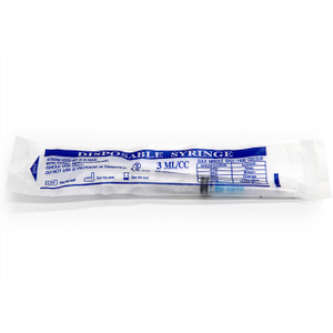 3-Part 3ml Medical Plastic Disposable Syringe with Needle