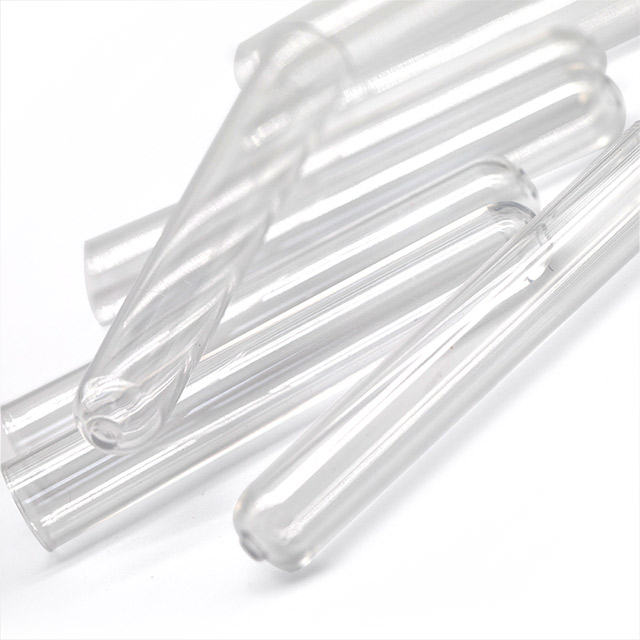 High Quality Transparent Glass Test Tube with Screw Caps