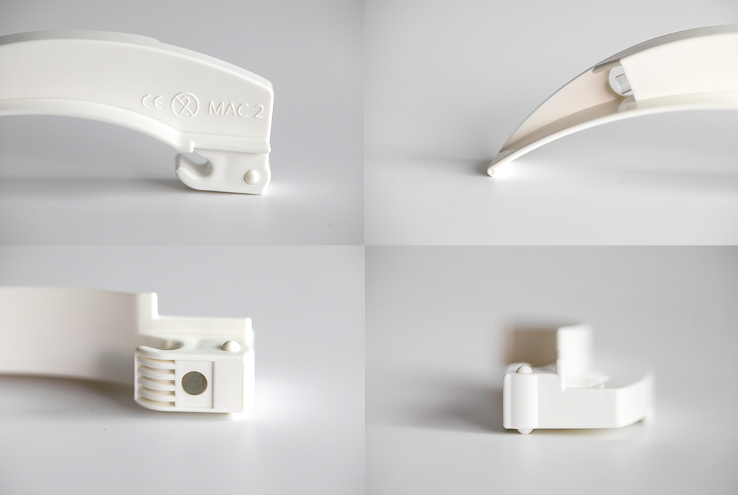 Disposable Single Use Flexible Fiber Optic/LED Laryngoscope from China