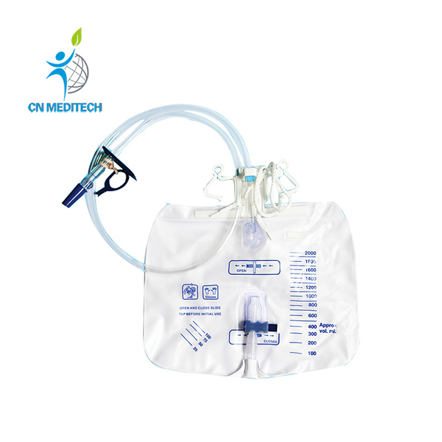 Medical Disposable Luxury Urine Collector Drainage Bag with Urine Meter