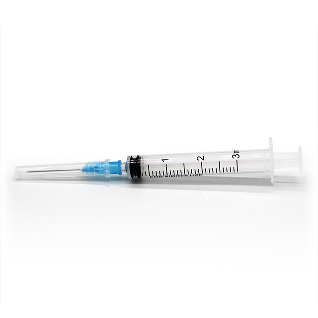 3Part 3ml Luer Slip Disposable Syringe with/without Needle from China