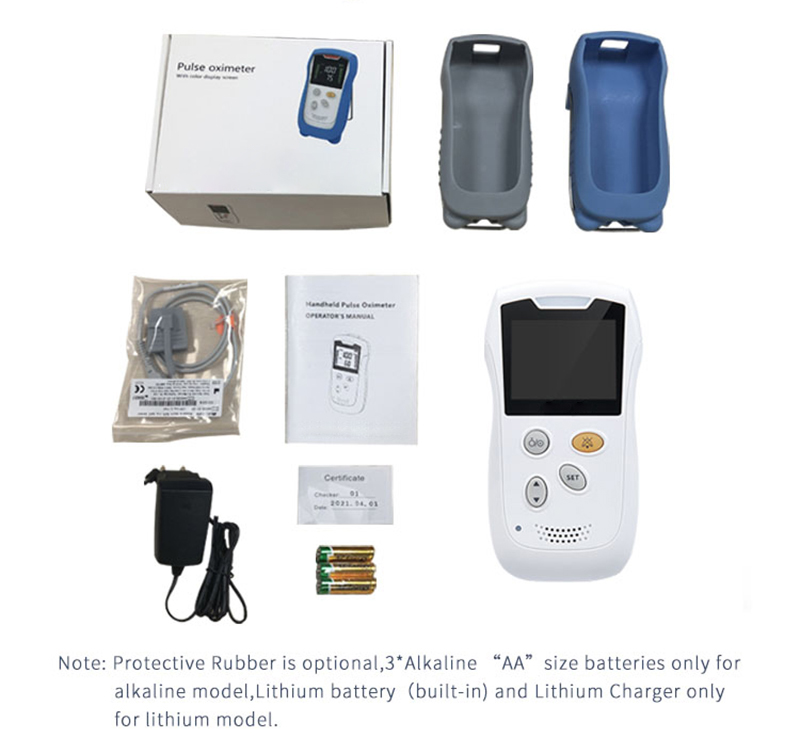 LCD Digital Display Accurate SPO2 Monitoring Pulse Oximeter for All Ages