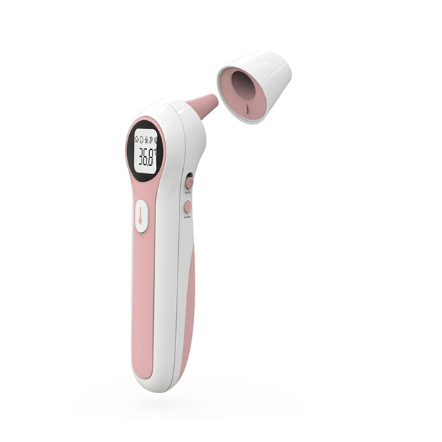 Wireless Bluetooth Dual Mode Forehead and Ear Thermometer with Fever Alarm