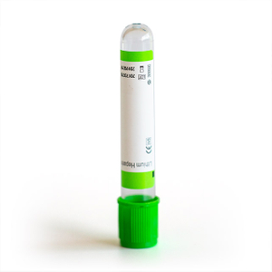 Disposable 2-10ml Pet Vacuum Blood Collection Green Heparin Lithium Tube